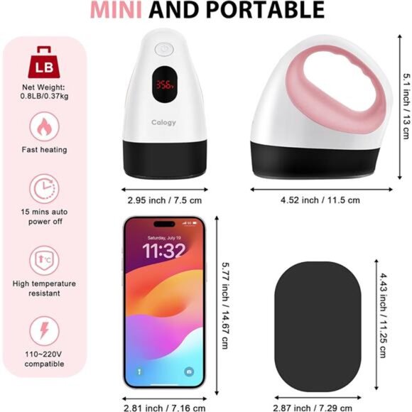 Mini Heat Press, Heat Transfer Machine, Constant Temp Control, Insulated Safety - Picture 2 of 7